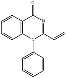 1-Phenyl-2-vinylquinazolin-4(1H)-one Struktur