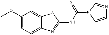 N-(6-Methoxybenzo[d]thiazol-2-yl)-1H-imidazole-1-carbothioamide Struktur