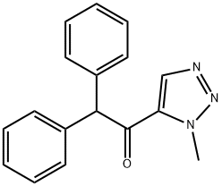 1-(1-Methyl-1H-1,2,3-triazol-5-yl)-2,2-diphenylethanone Struktur