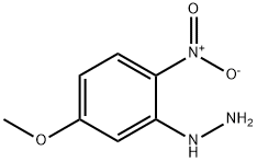 (5-Methoxy-2-nitro-phenyl)-hydrazine Struktur