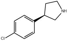 (R)-3-(4-Chloro-phenyl)-pyrrolidine Struktur