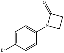 1-(4-bromophenyl)azetidin-2-one Struktur