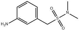 3-amino-N,N-dimethylbenzenemethanesulfonamide Struktur