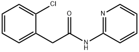 2-(2-chlorophenyl)-N-(2-pyridinyl)acetamide Struktur