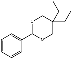 5,5-DIETHYL-2-PHENYL-1,3-DIOXANE Struktur