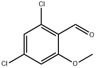 2,4-dichloro-6-methoxyBenzaldehyde Struktur