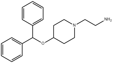 2-(4-(BENZHYDRYLOXY)PIPERIDIN-1-YL)ETHANAMINE(WXG00952) Struktur