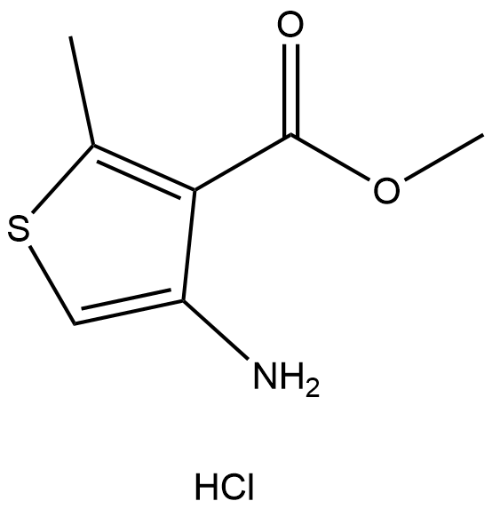 (4-Amino-2-methylthiophen-3-yl)methyl hydrogen carbonate hydrochloride Struktur