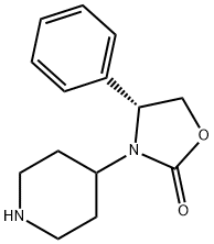 (R)-4-Phenyl-3-piperidin-4-yl-oxazolidin-2-one Struktur