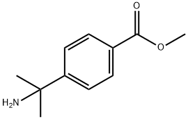 Methyl 4-(1-amino-1-methylethyl)benzoate Struktur