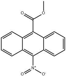 METHYL 10-NITRO-9-ANTHRACENECARBOXYLATE Struktur