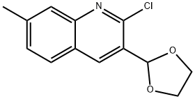 2-chloro-3-(1,3-dioxolan-2-yl)-7-methylquinoline