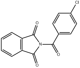 2-(4-Chlorobenzoyl)isoindoline-1,3-dione Struktur