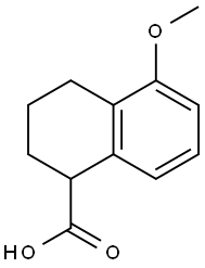 5-Methoxy-1,2,3,4-tetrahydronaphthalene-1-carboxylic acid Struktur