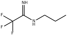 2,2,2-Trifluoro-N-propylacetimidamide Struktur