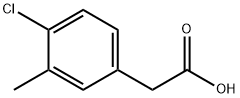 4-chloro-3-methylbenzeneacetic acid Struktur