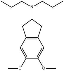 1H-Inden-2-amine,2,3-dihydro-5,6-dimethoxy-N,N-dipropyl- Struktur