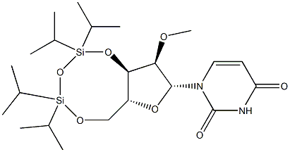 Uridine,  2'-O-methyl-3',5'-O-[1,1,3,3-tetrakis(1-methylethyl)-1,3-disiloxanediyl]-