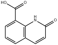 2-oxo-1,2-dihydroquinoline-8-carboxylic acid Struktur