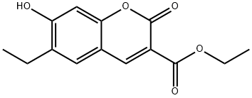 Ethyl 6-ethyl-7-hydroxy-2-oxo-2H-chromene-3-carboxylate Struktur