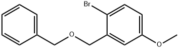 2-((Benzyloxy)methyl)-1-bromo-4-methoxybenzene Struktur