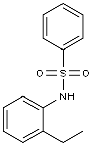 Benzenesulfonamide, N-(2-ethylphenyl)-
 Struktur