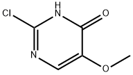 2-chloro-5-methoxypyrimidin-4(3H)-one Struktur