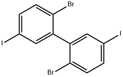 2,2'-Dibromo-5,5'-diiodo-1,1'-biphenyl Struktur