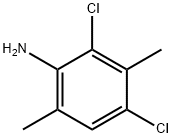 2,4-Dichloro-3,6-dimethylaniline Struktur