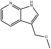 3-(METHOXYMETHYL)-1H-PYRROLO[2,3-B]PYRIDINE Struktur