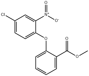 methyl 2-(4-chloro-2-nitrophenoxy)benzoate Struktur