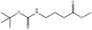 4-[[(1,1-dimethylethoxy)carbonyl]amino]Butanoic acid methyl ester Struktur