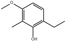 6-Ethyl-3-methoxy-2-methylphenol Struktur