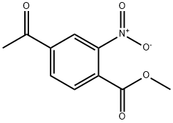 Methyl 4-Acetyl-2-nitrobenzoate Struktur