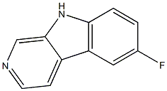 6-FLUORO-9H-PYRIDO[3,4-B]INDOLE Struktur