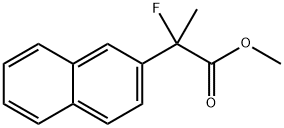 Methyl 2-fluoro-2-(naphthalen-2-yl)propanoate Struktur