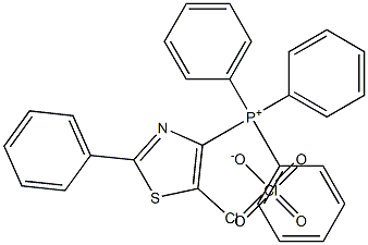 (5-CHLORO-2-PHENYL-THIAZOL-4-YL)-TRIPHENYL-PHOSPHONIUM, PERCHLORATE Struktur