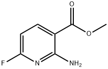 METHYL 2-AMINO-6-FLUOROPYRIDINE-3-CARBOXYLATE Struktur