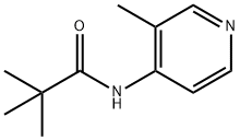 N-(3-Methylpyridin-4-yl)pivalamide Struktur