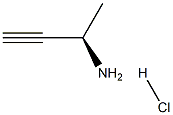 (R)-1-Methyl-prop-2-ynylamine hydrochloride Struktur