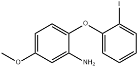 2-(2-Iodophenoxy)-5-methoxyaniline Struktur