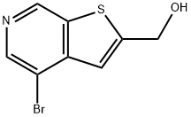 (4-Bromothieno[2,3-c]pyridin-2-yl)methanol Struktur