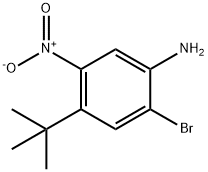 2-Bromo-4-tert-butyl-5-nitro-phenylamine Struktur