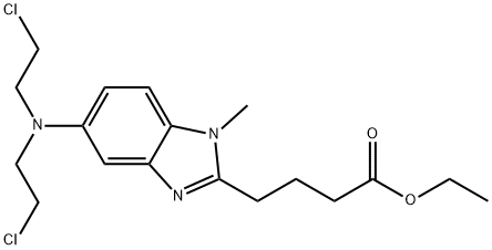 5-[bis-(2-Chloroethyl)amino]-1-methyl-1H-benzimidazole-2-butanoic acid ethyl ester