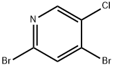 2,4-Dibromo-5-chloropyridine Struktur