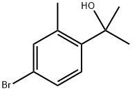 2-(4-Bromo-2-methyl-phenyl)-propan-2-ol Struktur