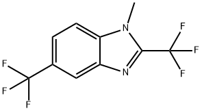 1-methyl-2,5-bis(trifluoromethyl)-1H-benzo[d]imidazole Structure