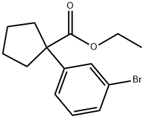 ethyl 1-(3-bromophenyl)cyclopentanecarboxylate