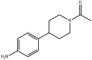 1-[4-(4-aminophenyl)-1-piperidinyl]ethanone Struktur