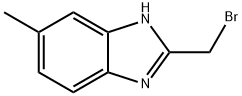 2-(Bromomethyl)-6-methyl-1H-benzo[d]imidazole Struktur